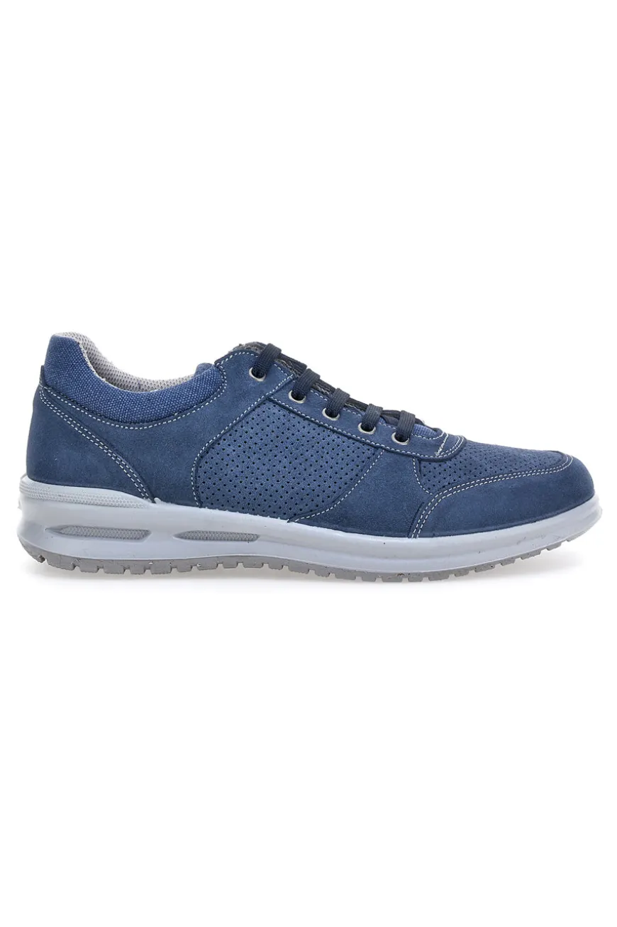 Scarpe stringate blu con comfort sole energy Marco brandi 23