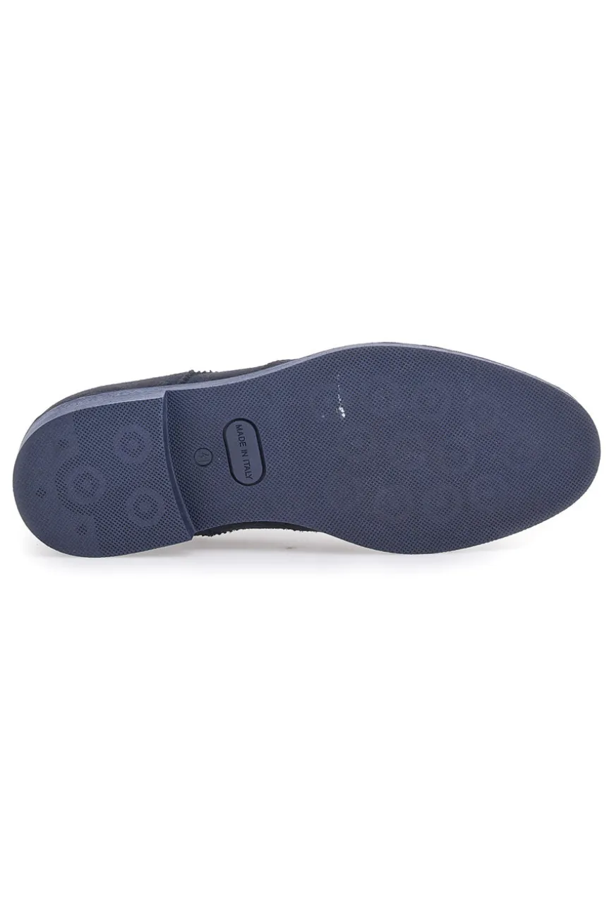 Scarpe Stringate Blu Vera Pelle Longford 595