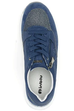 Scarpe Stringate con Tomaia Decorata 426 IN-INBLU New