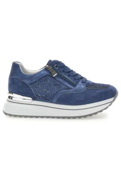Scarpe Stringate con Tomaia Decorata 426 IN-INBLU New