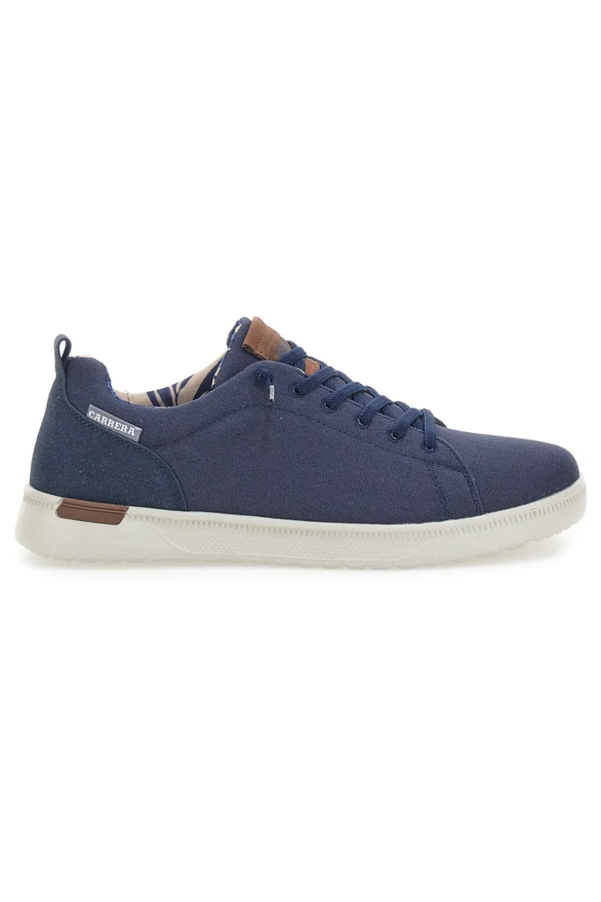 Scarpe Stringate Navy con Tomai in Tessuto CARRERA CAM11102C