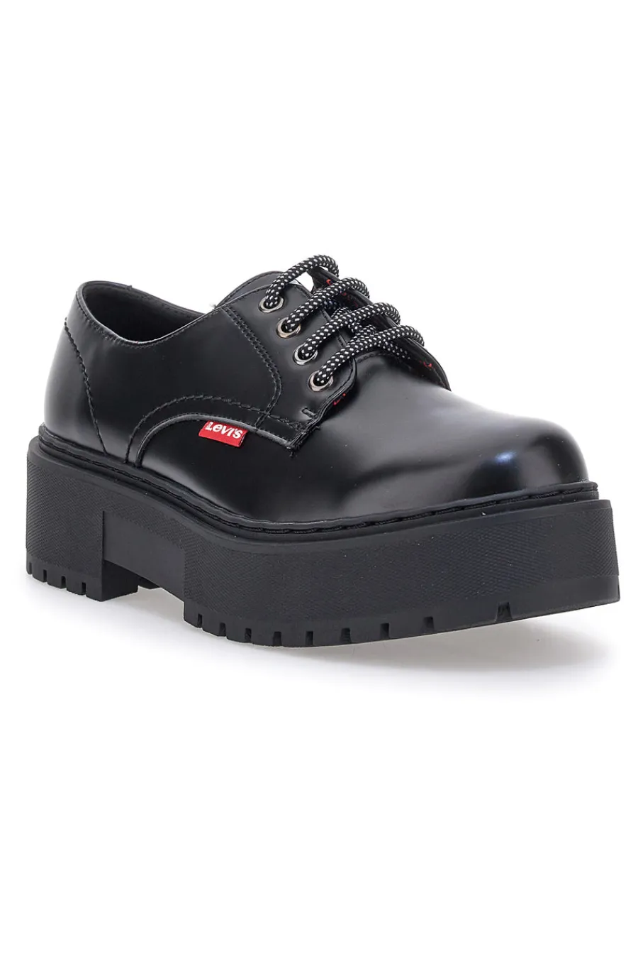 Scarpe stringate nere con platform PRINCE BOLD-LEVI'S Outlet