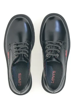 Scarpe stringate nere con platform PRINCE BOLD-LEVI'S Outlet