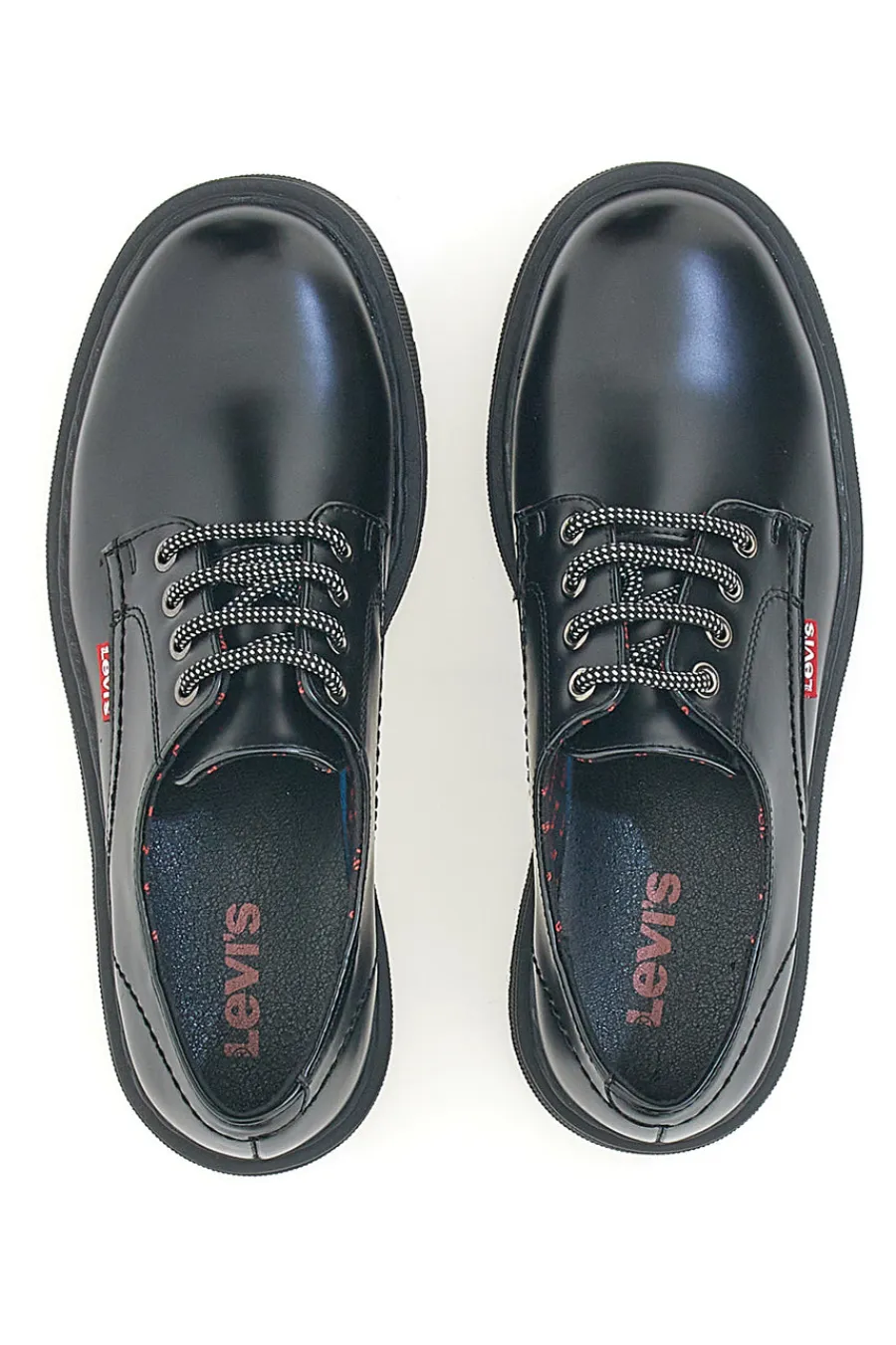 Scarpe stringate nere con platform PRINCE BOLD-LEVI'S Outlet