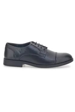 Scarpe Stringate Nere Con Suola In Gomma Max Dillan 205