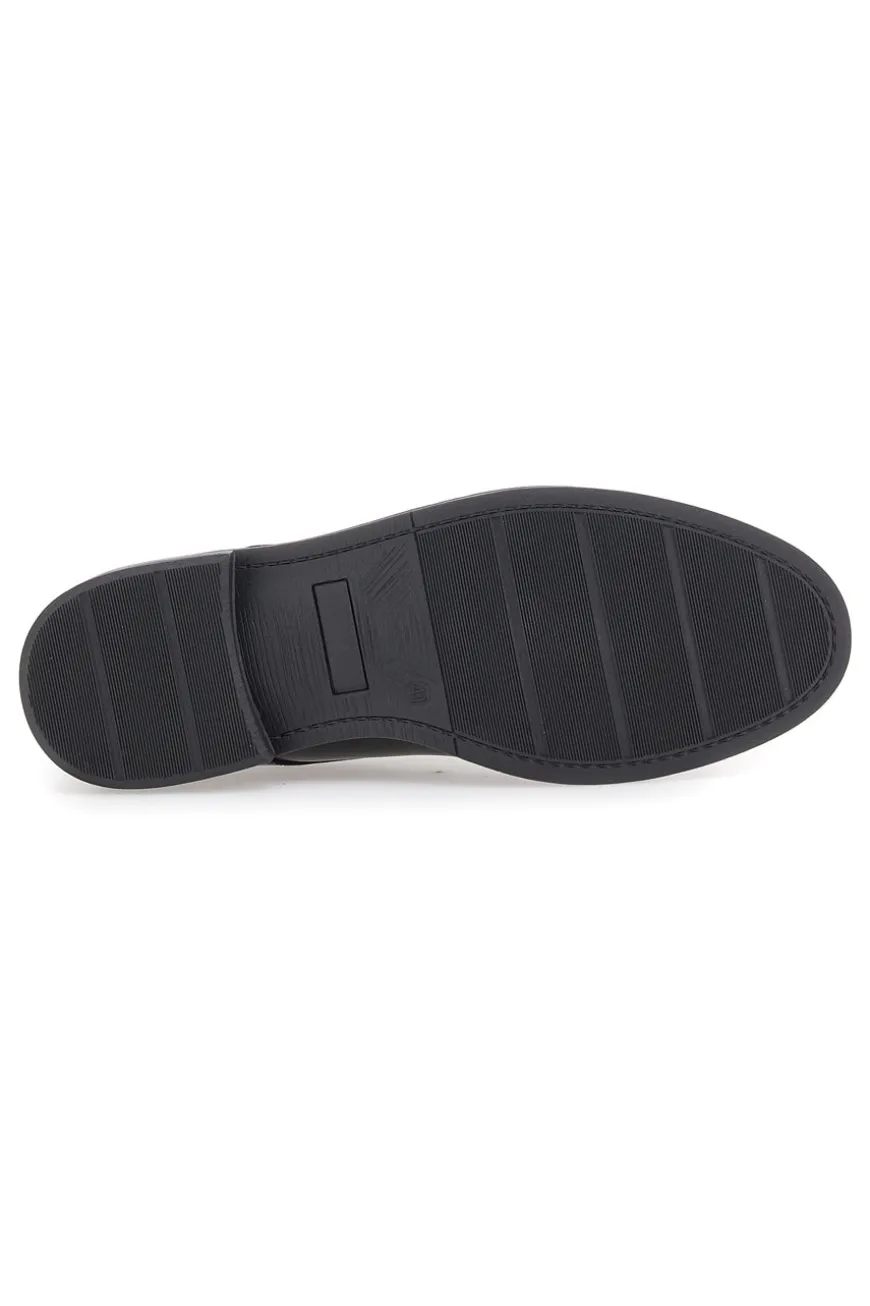 Scarpe stringate nere eleganti in vera pelle Ferré FU210C215