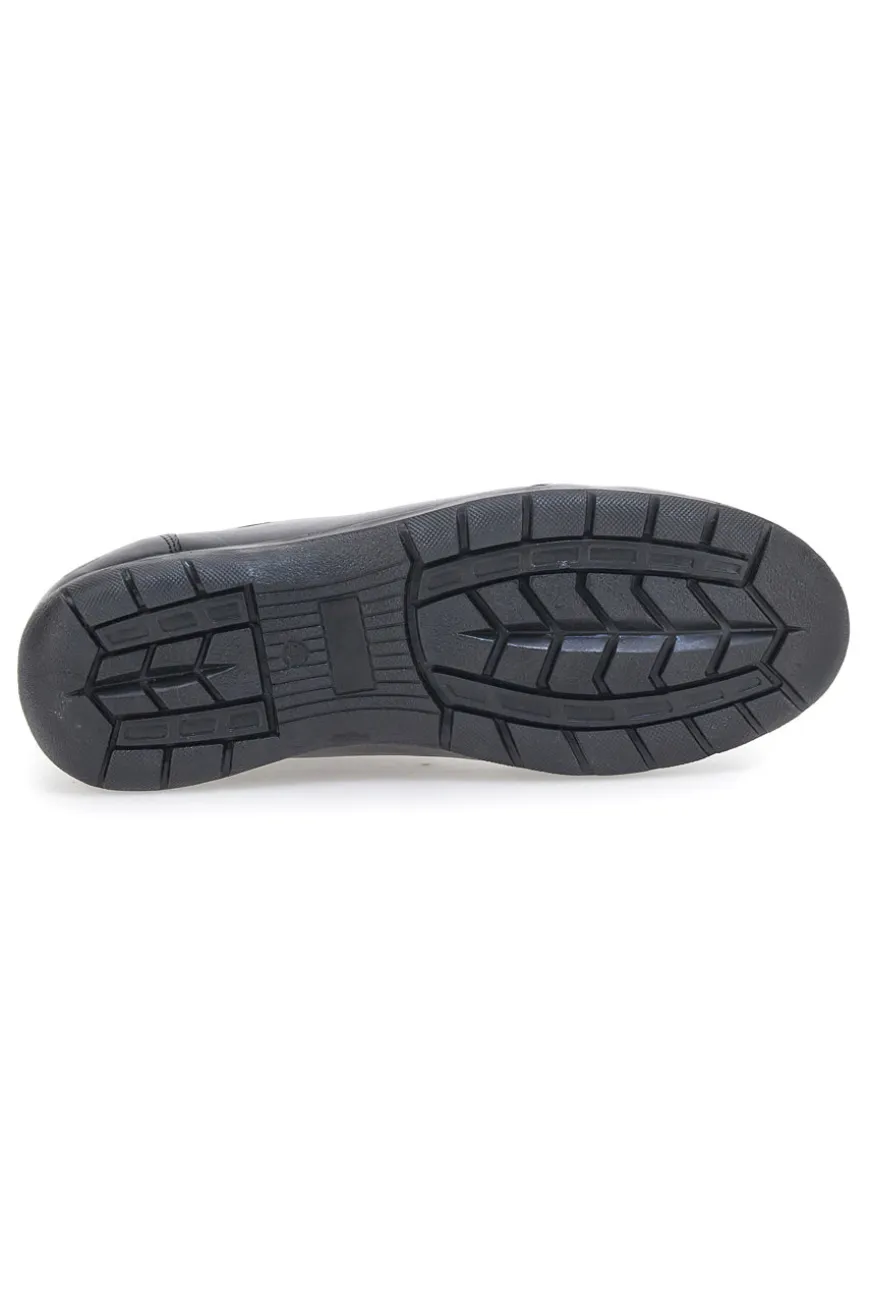 Scarpe Stringate No Laces Max Dillan 859 Nero Vera Pelle