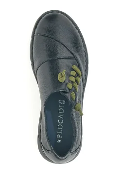 Scarpe Stringate 17569 Nere Vera Pelle-PLOCADI Clearance