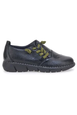 Scarpe Stringate 17569 Nere Vera Pelle-PLOCADI Clearance
