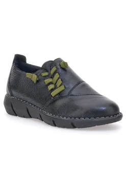 Scarpe Stringate 17569 Nere Vera Pelle-PLOCADI Clearance