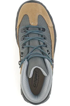 Scarponcini da trekking beige e grigi con suola carrarmato 13342S42-TRACK DOWN Clearance