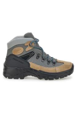 Scarponcini da trekking beige e grigi con suola carrarmato 13342S42-TRACK DOWN Clearance