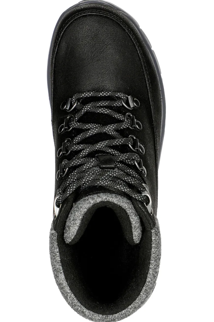 Scarponcini neri imbottiti idrorepellenti Skechers Synergy Cool Seeker