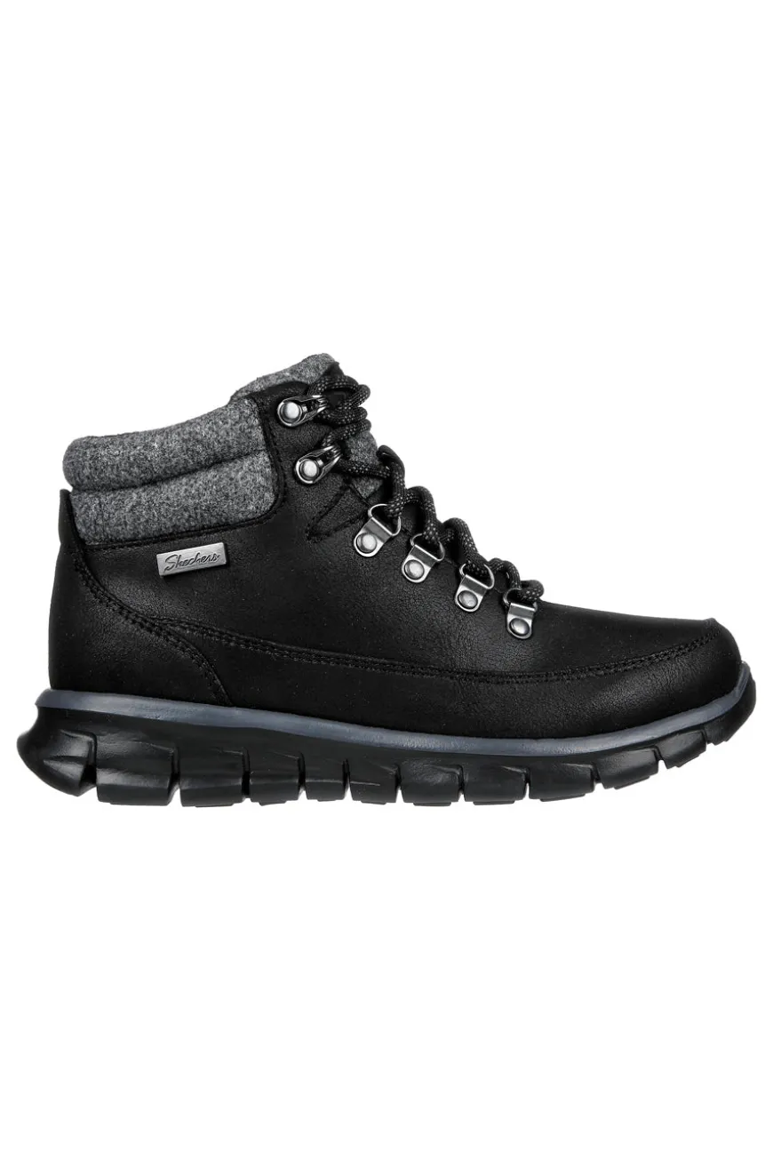 Scarponcini neri imbottiti idrorepellenti Skechers Synergy Cool Seeker