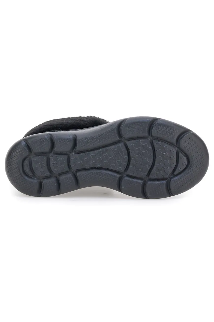 Scarponcini neri slip-ins in pelle SKECHERS ON-THE-GO ENCORE ELISA