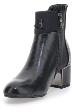 Schwarze Ankle Stiefel 11-SWISH