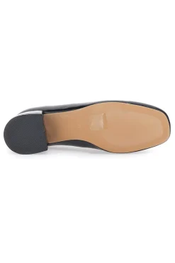 e Ballerinas in Lackoptik mit vorderer Klammer und niedrigem Absatz 9401Q13-MON DIEU Outlet