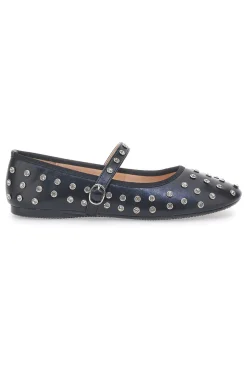 e Ballerinas mit Nieten und Riemen PL25801-LE HAVRE PARIS Discount