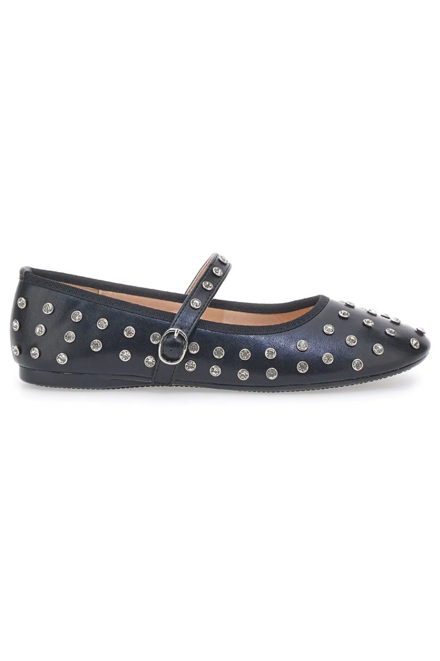 e Ballerinas mit Nieten und Riemen PL25801-LE HAVRE PARIS Discount
