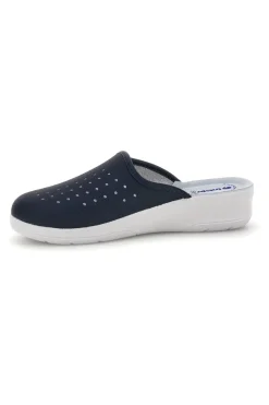 Schwarze Berufsslipper mit anatomischem Fußbett 5033-INBLU Outlet