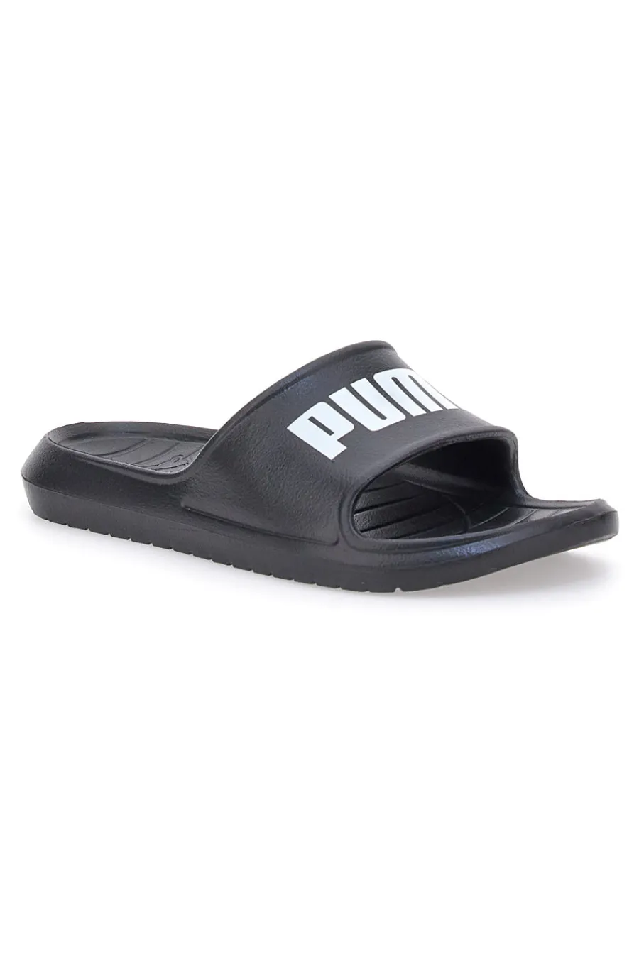 Schwarze Gummipantoffeln mit Maxi-Logo von Divecat V2 Lite-PUMA Best