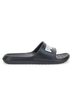 Schwarze Gummipantoffeln mit Maxi-Logo von Divecat V2 Lite-PUMA Best
