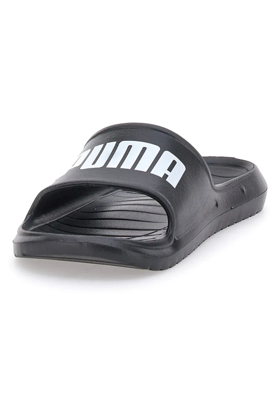 Schwarze Gummipantoffeln mit Maxi-Logo von Divecat V2 Lite-PUMA Best