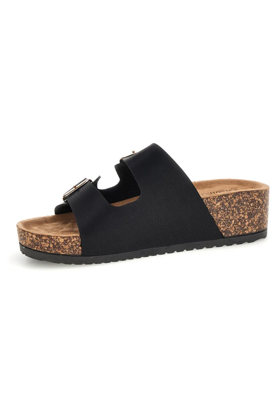Schwarze Hausschuhe mit doppelter Schnalle Pittarello Sonne BLB2505221E-PITTARELLO SUN Hot
