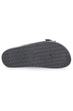 e Hausschuhe mit Doppelschnalle und verziertem Obermaterial FIRST ROW 14175-PRIMA RIGA
