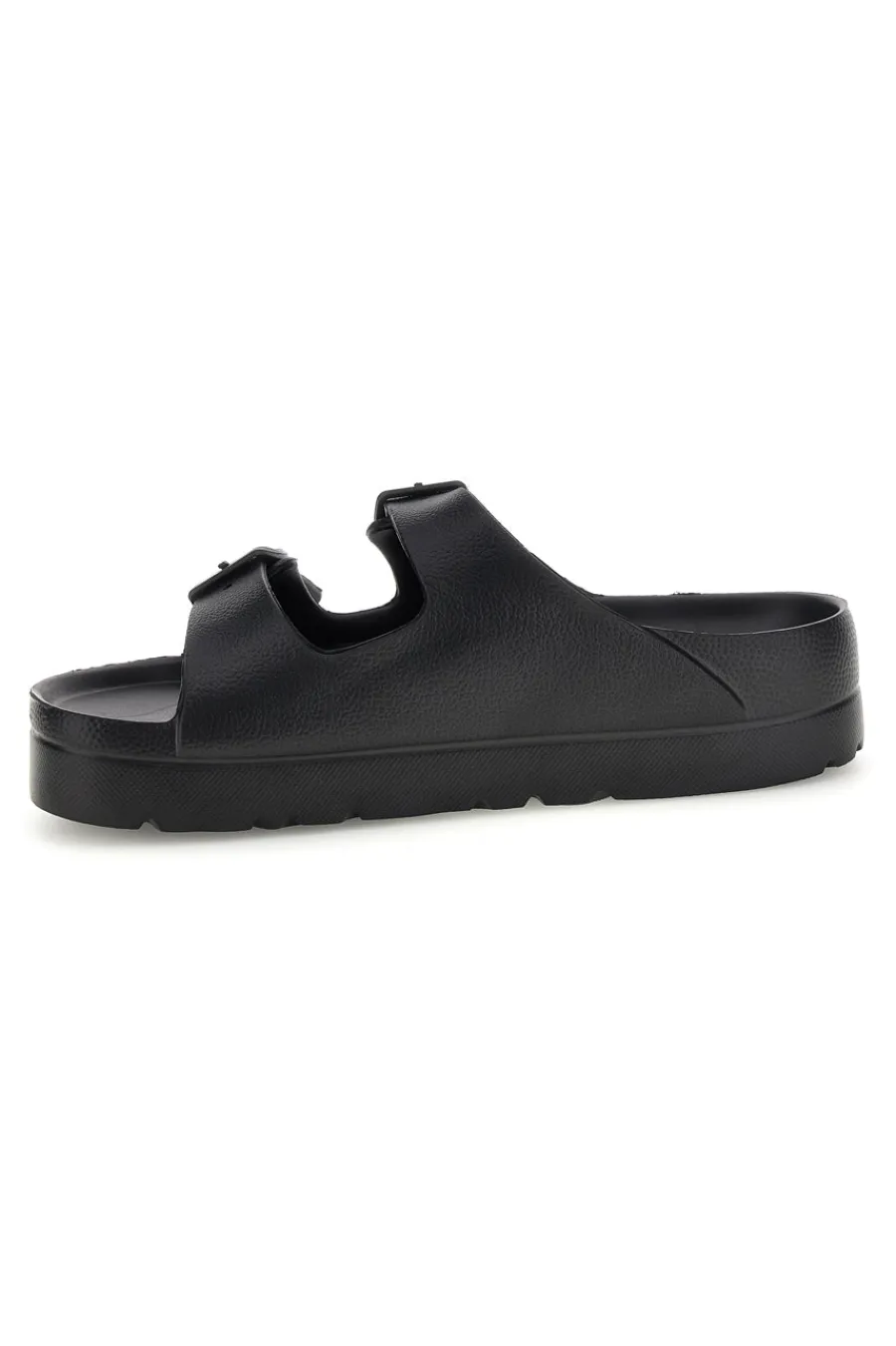 Schwarze Hausschuhe mit doppelter Schnalle EV125WS-EVERLAST Outlet