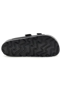 Schwarze Hausschuhe mit doppelter Schnalle EV125WS-EVERLAST Outlet