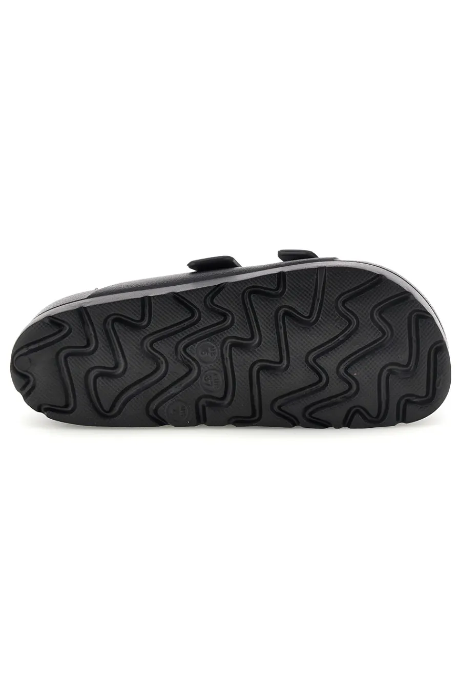 Schwarze Hausschuhe mit doppelter Schnalle EV125WS-EVERLAST Outlet
