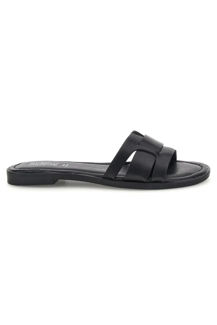 Schwarze Hausschuhe mit geflochtenen Riemen Pittarello Sonne TIMA641-PITTARELLO SUN New