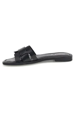 Schwarze Hausschuhe mit geflochtenen Riemen Pittarello Sonne TIMA641-PITTARELLO SUN New