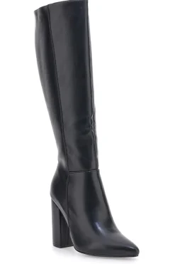e kniehohe Stiefel mit hohem Absatz 500-THE FIRST Hot