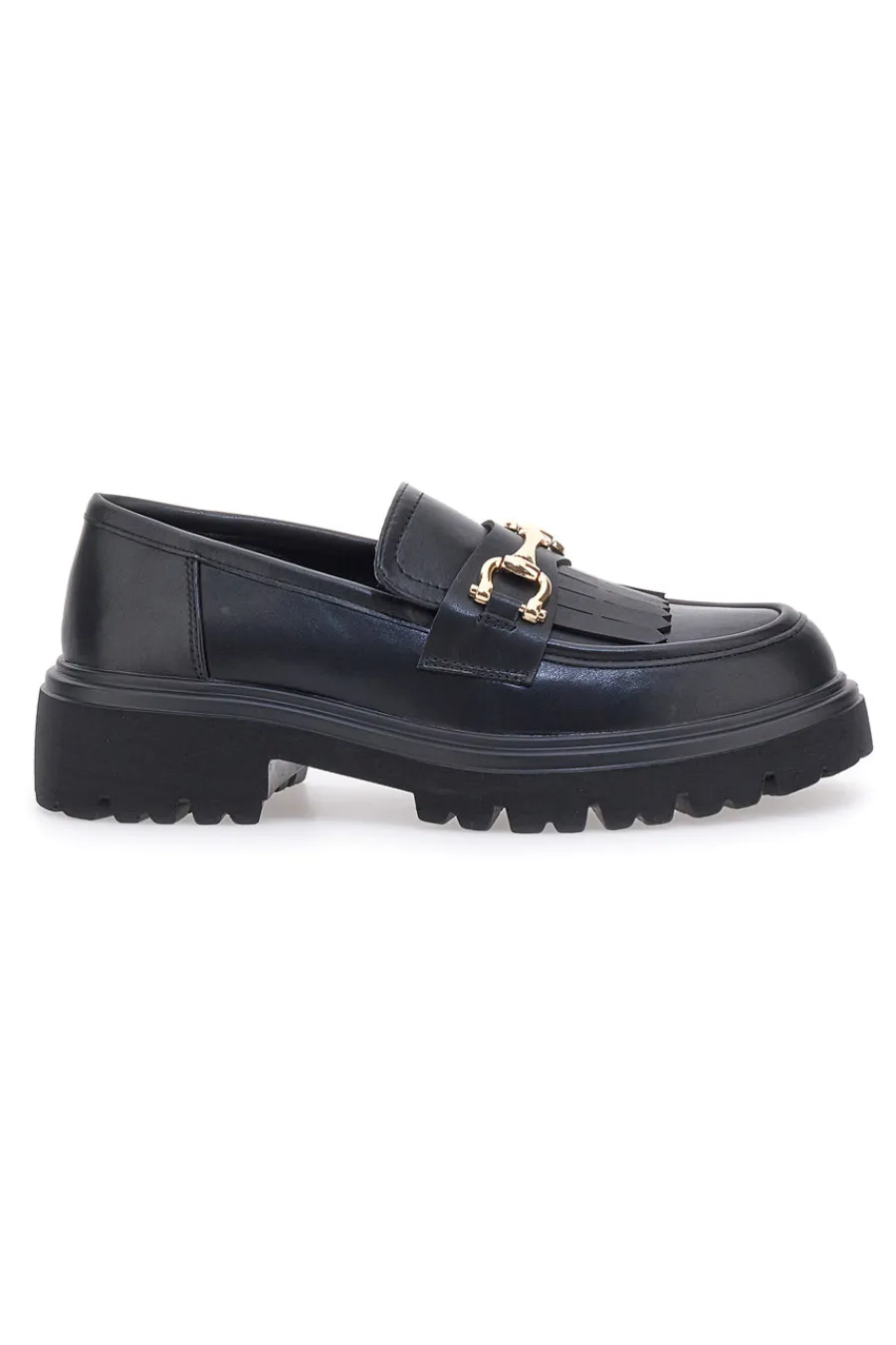 Schwarze Loafers mit Fransen 24179007-PITTARELLO CAPSULE New