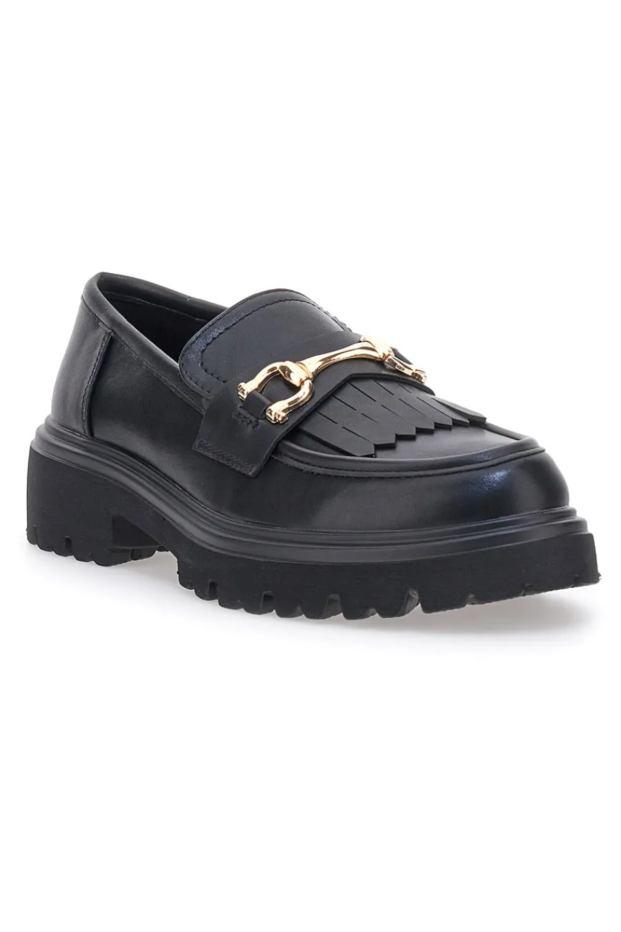 Schwarze Loafers mit Fransen 24179007-PITTARELLO CAPSULE New