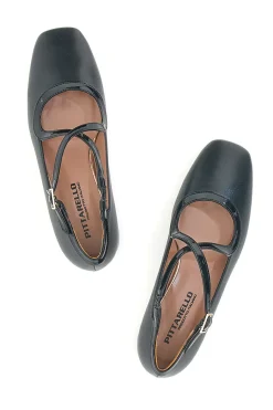 e Mary Jane Ballerinas mit niedrigem Absatz C1516-PITTARELLO Online