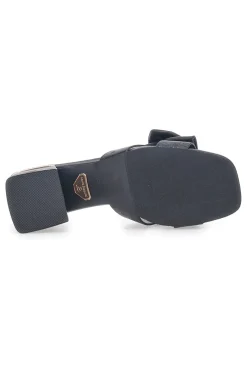Schwarze Pantoletten mit Absatz 8510-LAURA BIAGIOTTI Outlet