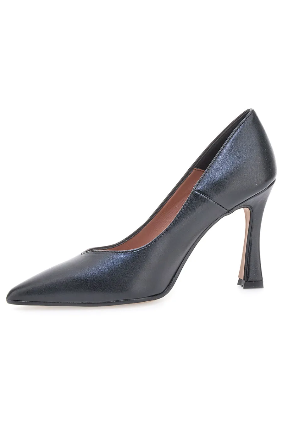 e Pumps aus echtem Leder mit Spool-Absatz 157-FRANCESCA GRITTI Sale