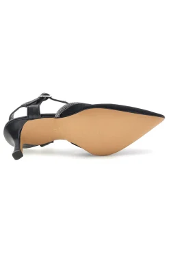 Schwarze Pumps mit Riemchen 65302-PITTARELLO COUTURE Best
