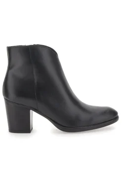 e Stiefeletten aus echtem Leder mit Blockabsatz 4566400-PITTARELLO GLAM New