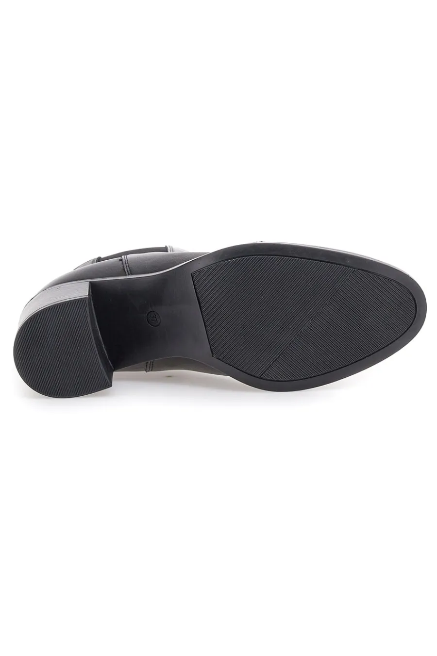 e Stiefeletten aus echtem Leder mit breitem Absatz und elastischen Einsätzen Pittarello Klasse 873240-PITTARELLO CLASS Discount