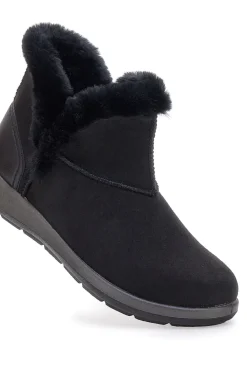 e Stiefeletten mit Fellfutter und flexibler Sohle 71 WG-INBLU