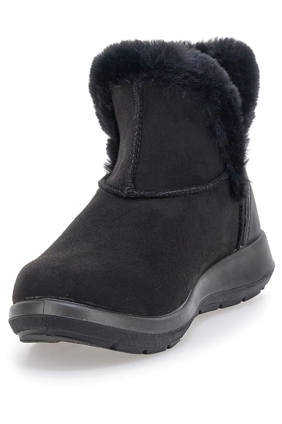 e Stiefeletten mit Fellfutter und flexibler Sohle 71 WG-INBLU