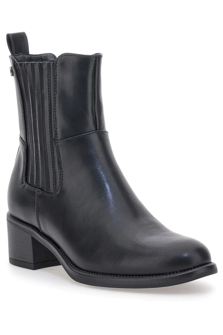 e Stiefeletten mit strukturiertem Seitenband und mittlerem Absatz -Kapsel BT251152002-PITTARELLO Best