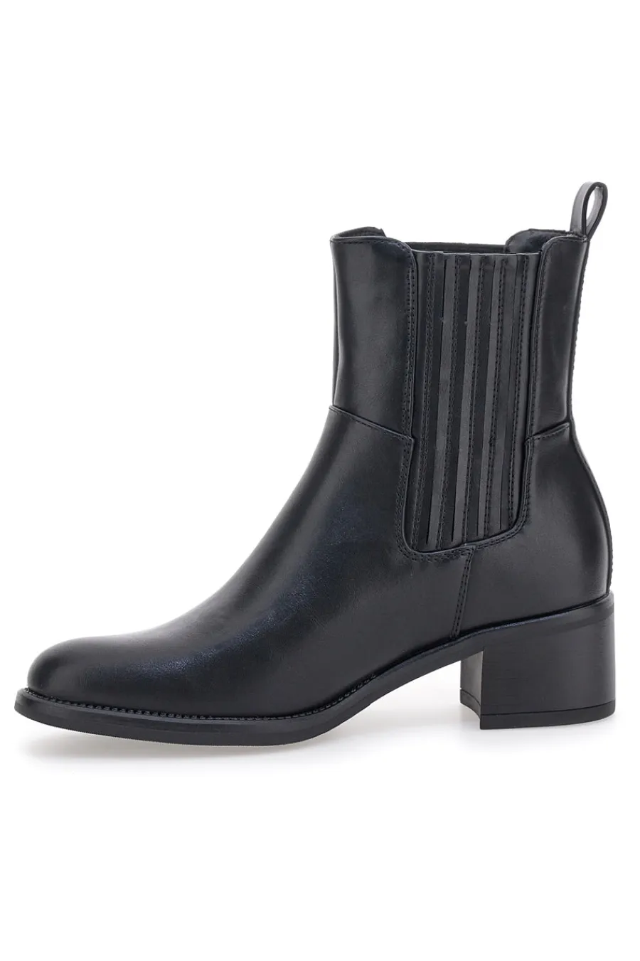 e Stiefeletten mit strukturiertem Seitenband und mittlerem Absatz -Kapsel BT251152002-PITTARELLO Best