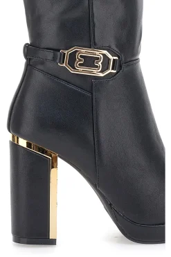 e Stiefel mit dekorativem Riemen RQ23WT6-THE FIRST Best