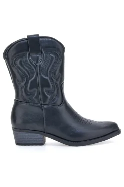 e Texaner-Stiefeletten mit Café-Stickerei kosten H52804-CAFÈ COST Best