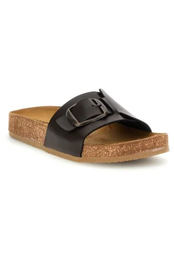 Schwarz Hausschuhe mit Schnalle 335A1100SR-PITTARELLO TIERRA